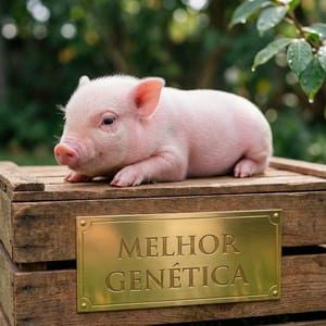 Melhor genética de mini porcos